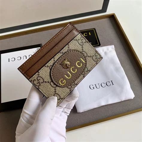 tarjetero para hombre gucci|farfetch Gucci.